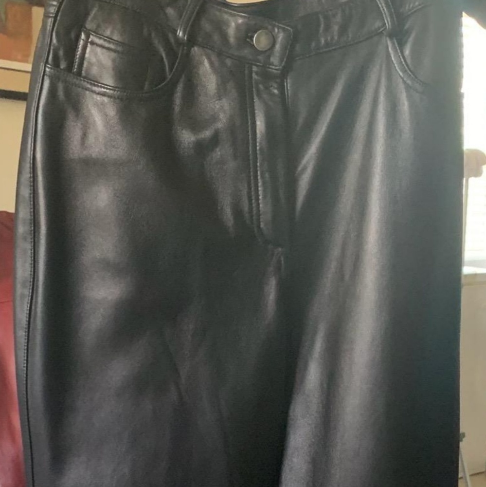 Leather pants